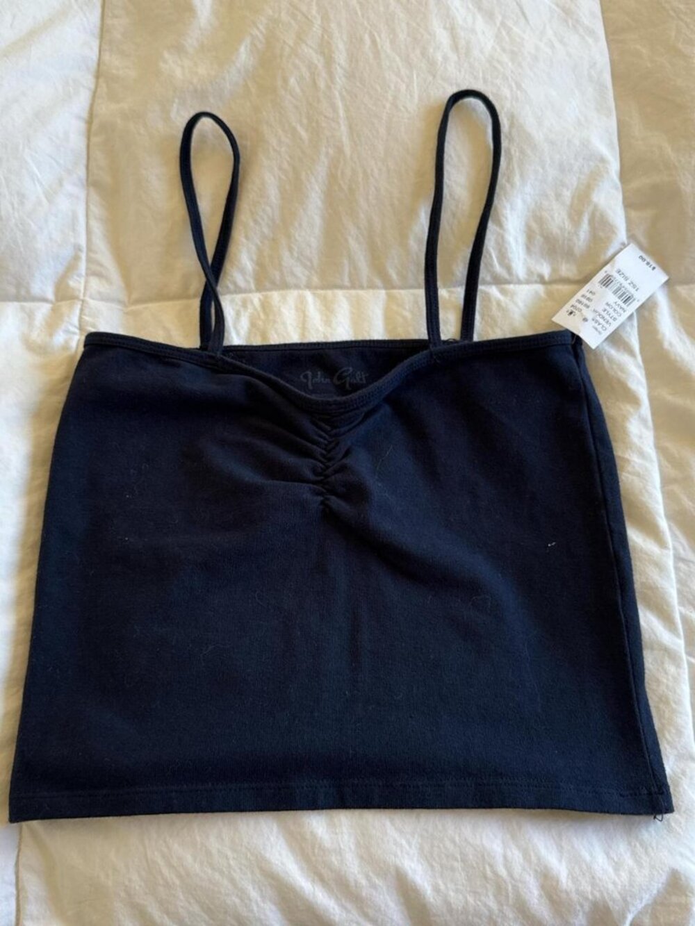 John Galt Cropped Blue Tank